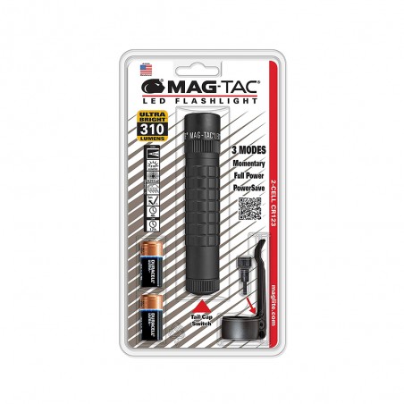Linterna Maglite® MAG-TAC MILITAR sin corona – negra