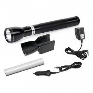 Linterna con sistema recargable Maglite® MAG CHARGER LED 220 VOLT – negra
