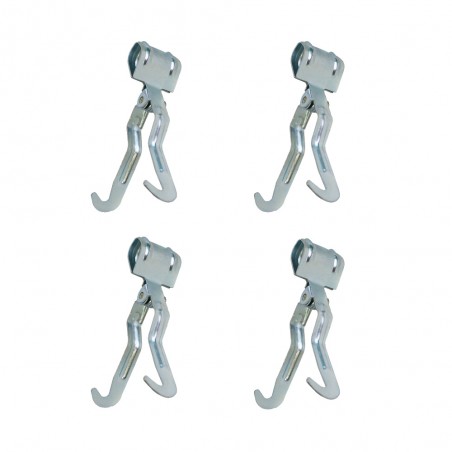 Pack 4 PINZAS COLGADOR Hosa para tubo de avancé o tienda cocina