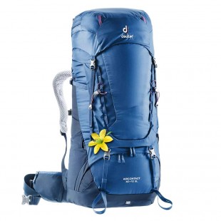Mochila de trekking Deuter AIRCONTACT  60 + 10 SL - azul steel midnight