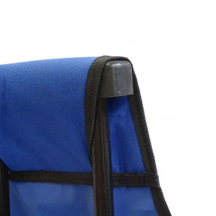 Silla plegable triangular HOSA LAYDBACK con reposabrazos – navy blue