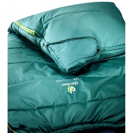 Saco de dormir Deuter STARLIGHT PRO alpinegreen navy - para niños