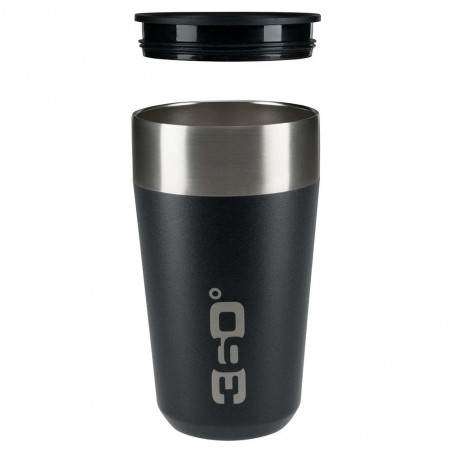 360 Degrees Taza Travel Mug Large negro - Vaso termo