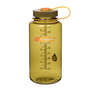 Nalgene Boca Ancha aceituna 1 Litro – Botella cantimplora