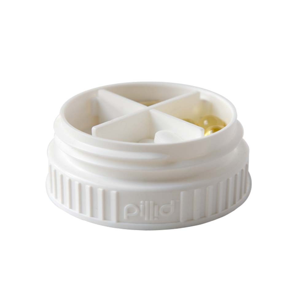 Nalgene Pillid blanco - Tapón pastillero para botella