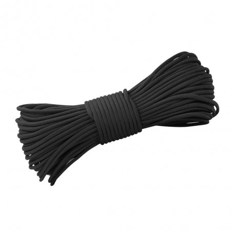 Cordón North Star Paracord 550 de 9 hebras – 7 metros negro