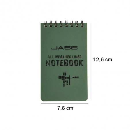 Jase all weather lined notebook - Bloc de notas waterproof impermeable