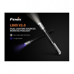 Fenix LD05 V2.0 Doble Luz – Linterna bolígrafo