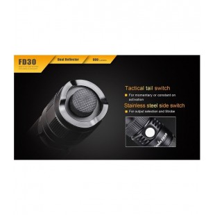 Fenix FD30 360º Recargable Enfoque Rotativo - Linterna de outdoor