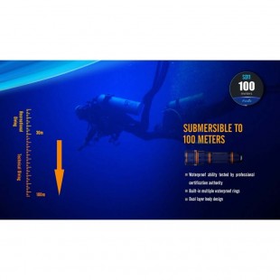 Fenix SD11 Submarinismo y Fotografía - Linterna sumergible
