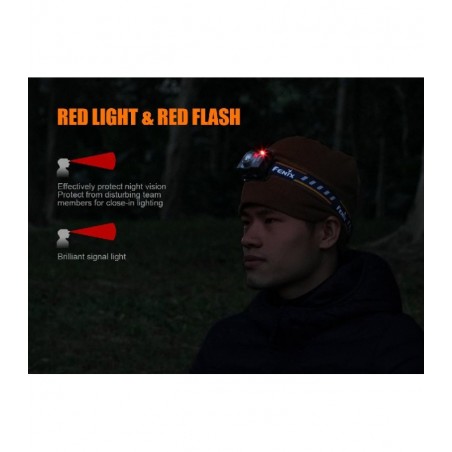 Fenix HL30 Doble Luz Outdoor gris - Linterna frontal