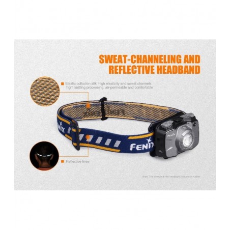 Fenix HL30 Doble Luz Outdoor gris - Linterna frontal