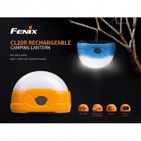 Fenix CL20R Recargable de Bolsillo azul – Lámpara de camping