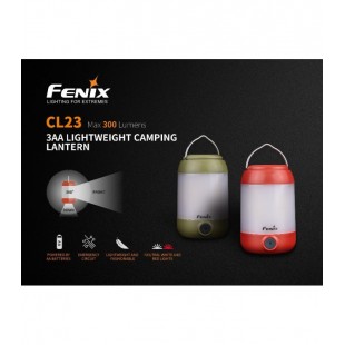 Fenix CL23 Compacta Portátil verde – Lámpara de camping