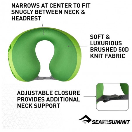 Sea to Summit Aeros Premium Traveller Pillow lima - Almohada de viaje
