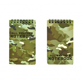 Pack 2 North Star Camo all weather lined notebook - Bloc de notas waterproof impermeable