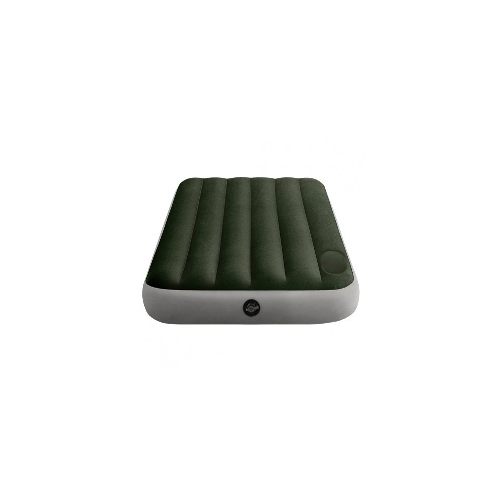 Intex Downy con Fiber-Tech - Colchón hinchable eléctrico camping individual