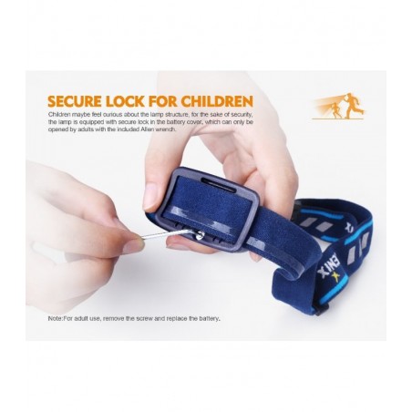 Fenix HL16 Ligera para Niños - Linterna frontal