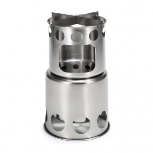 Lixada Tower Wood Stove - Hornillo plegable de leña