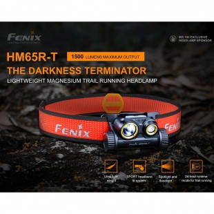 Fenix HM65R-T Recargable Magnesio Trail Running - Linterna frontal
