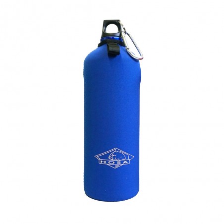 Botella cantimplora HOSA ALUMINIO 1 L CON FUNDA - azul