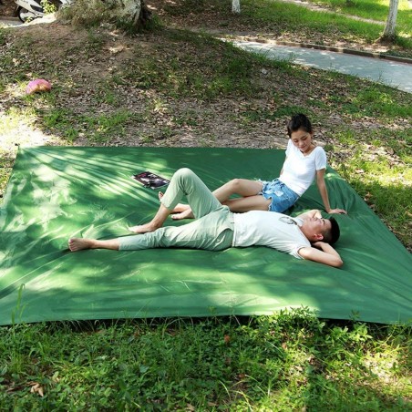 Suelo de camping - LONA DE RAFIA 2 X 3 - verde camu