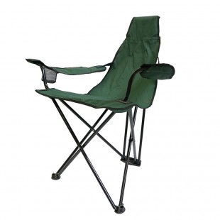 Silla plegable triangular HOSA LAYDBACK con reposabrazos – forrest green