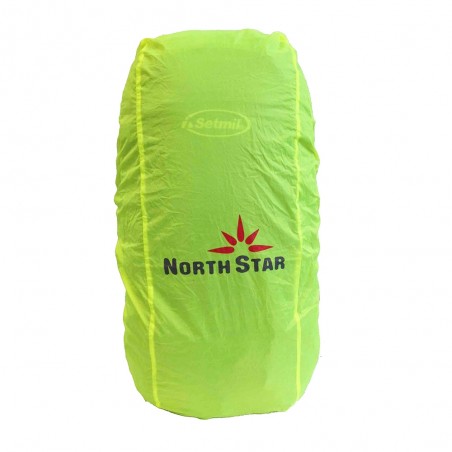 North Star CUBREMOCHILAS 65L para mochila de trekking - fluor