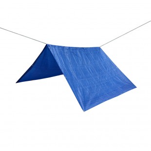 Toldo o refugio RAFIA 2 X 3 con cuerda nylon de 20 m - azul