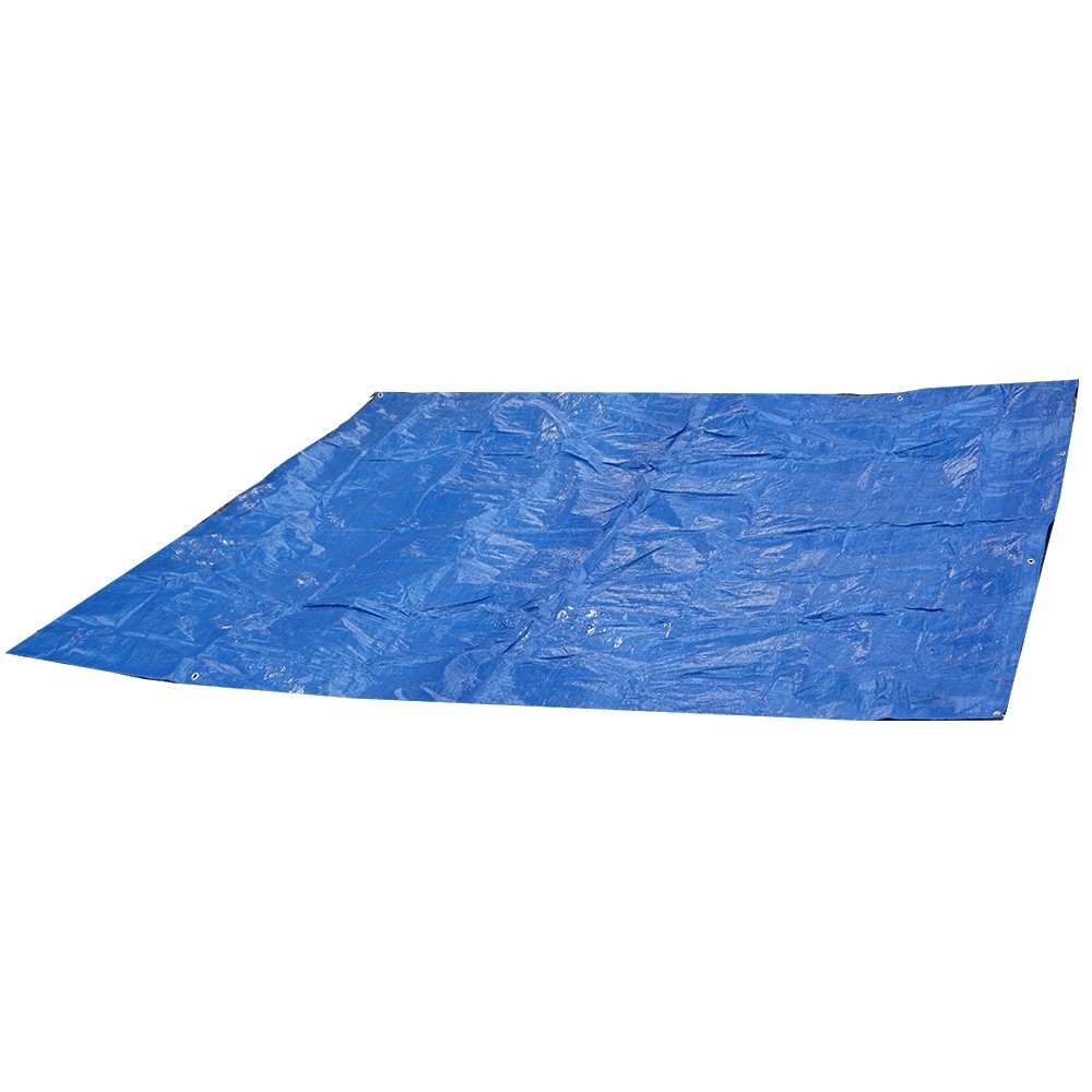 Suelo de camping - LONA DE RAFIA 3,6 X 5,4 m - azul