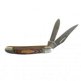 Navaja de bolsillo MAORI DOBLE FILO