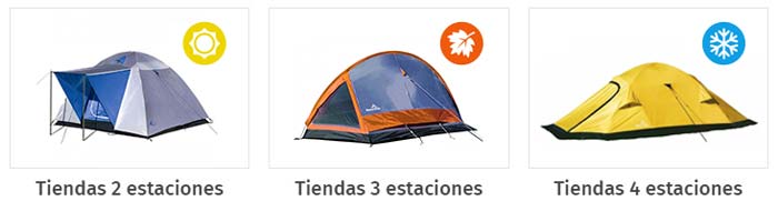 Tipos de tiendas de campaña. ¡Encuentra la perfecta!